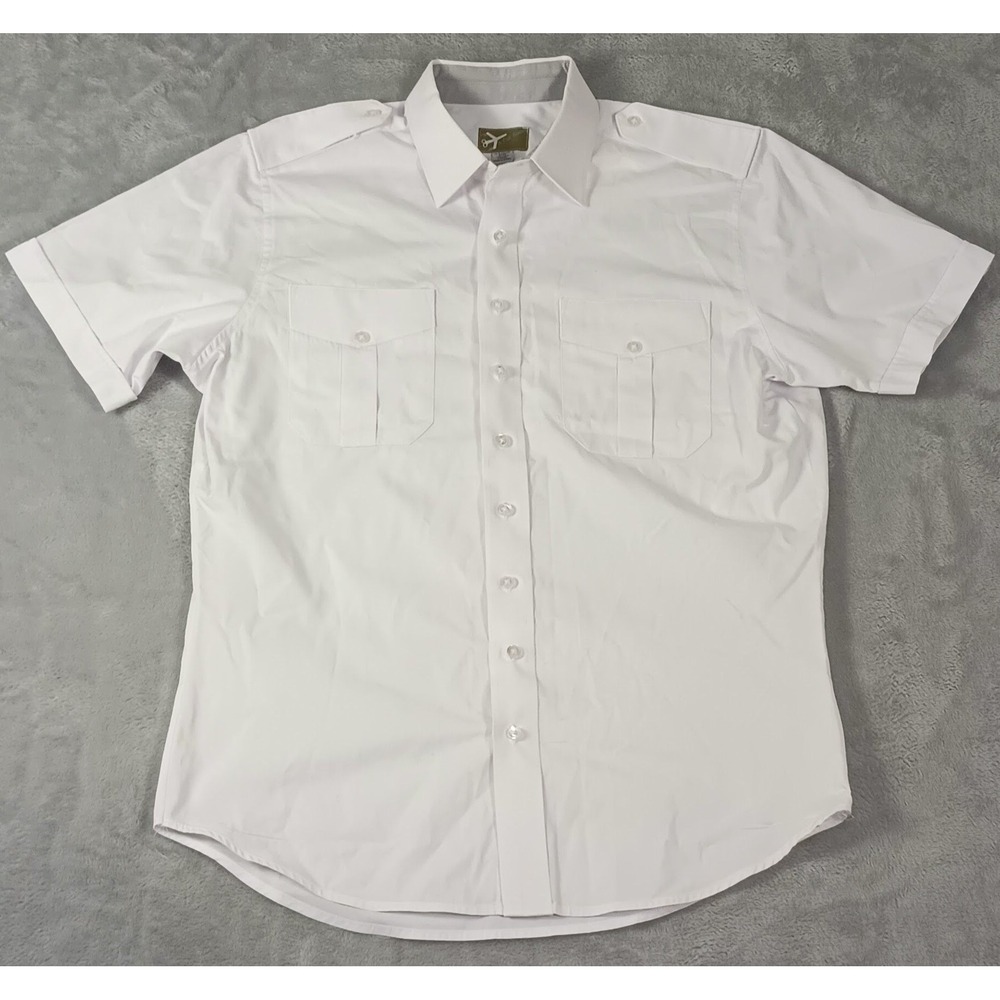 A Cut Above short sleeve pilot shirt, size 16